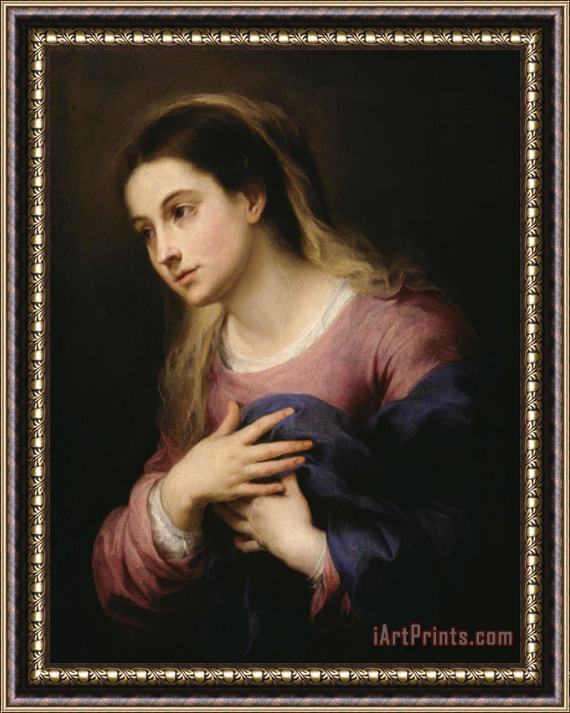 Bartolome Esteban Murillo The Virgin of The Annunciation Framed Print