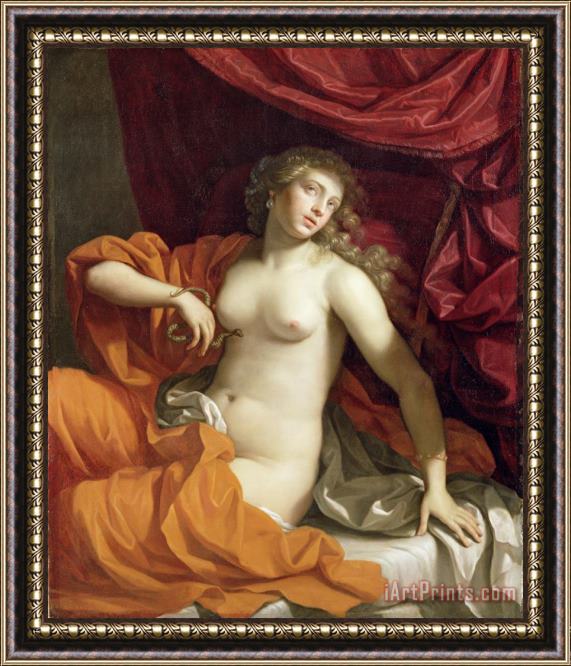 Benedetto the Younger Gennari Cleopatra Framed Print