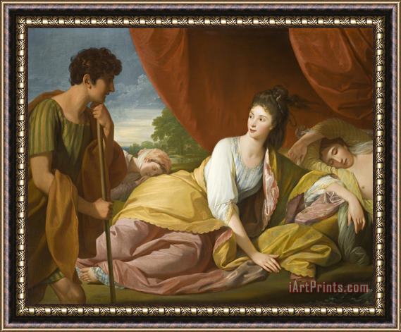 Benjamin West Cymon And Iphigenia Framed Painting