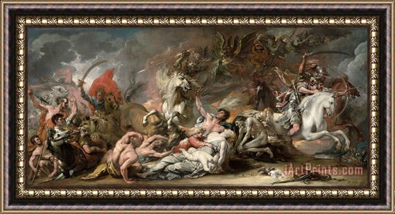 Benjamin West Death on the Pale Horse Framed Painting