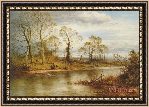 Benjamin Williams Leader An English River Framed Print