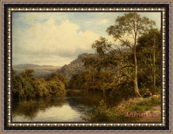 Benjamin Williams Leader On The River Conway Framed Painting