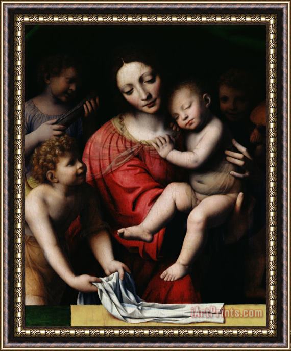 Bernardino Luini The Sleeping Christ Framed Print
