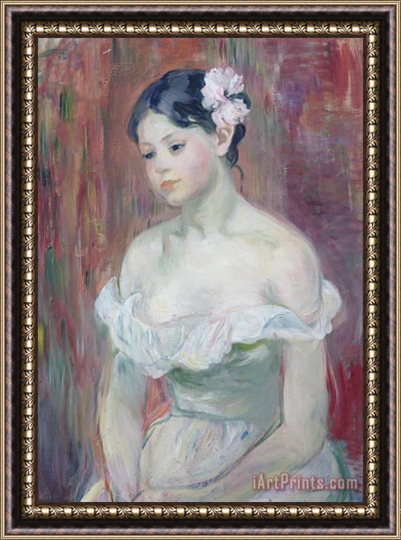 Berthe Morisot A Young Girl Framed Print
