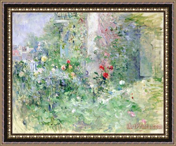 Berthe Morisot The Garden at Bougival Framed Print
