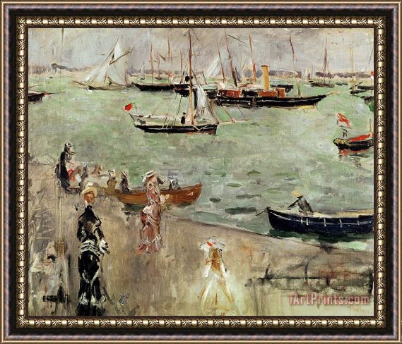Berthe Morisot The Isle of Wight Framed Painting