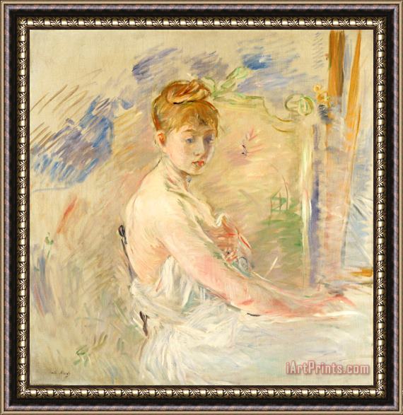 Berthe Morisot Young Girl Getting Up Framed Print