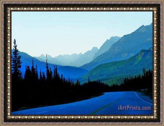 Blair Wainman Banff Jasper Blue Framed Painting