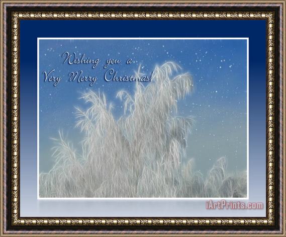 Blair Wainman Wishing you a Very Merry Christmas Framed Painting