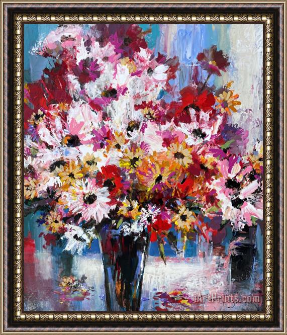 Brent Heighton Spring Bouquet Framed Painting