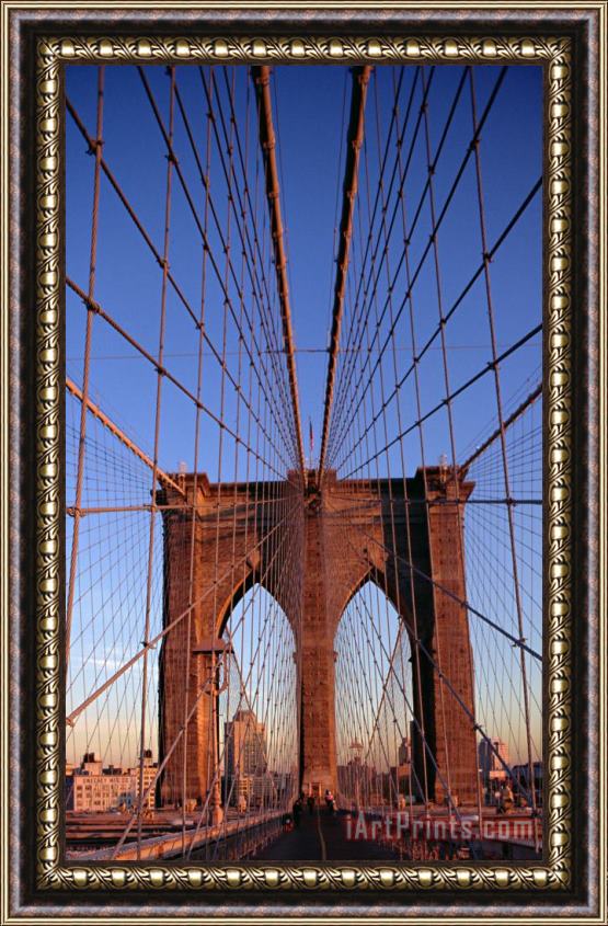 Brooklyn Bridge Brooklyn Bridge Framed Painting