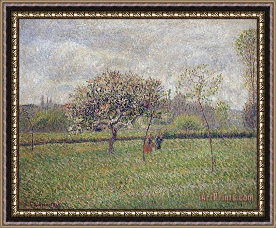 Camille Pissarro Apple Tree Blossom at Eragny Framed Painting