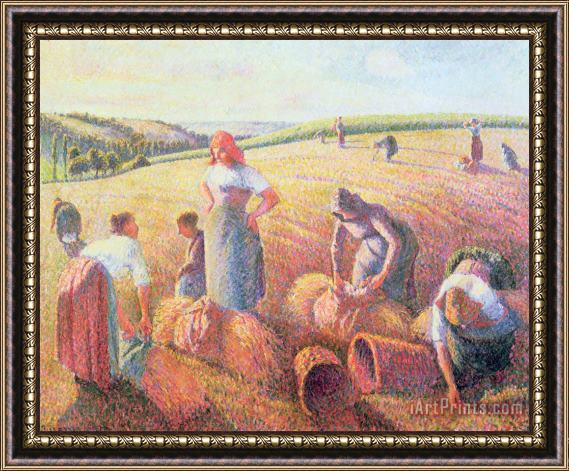 Camille Pissarro The Gleaners Framed Print