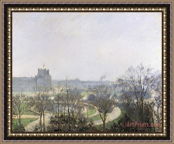 Camille Pissarro Tuileries Gardens Framed Painting