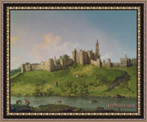 Canaletto Alnwick Castle Framed Painting