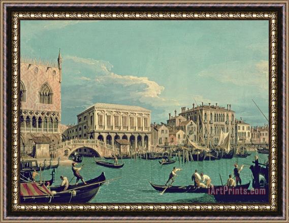 Canaletto Bridge of Sighs Framed Painting