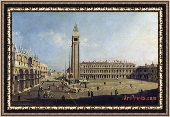 Canaletto Piazza San Marco Venice Framed Painting