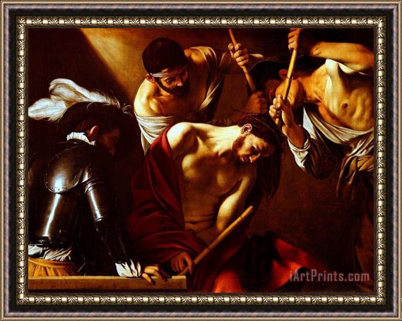 Caravaggio Dornenkronung Christi Framed Print