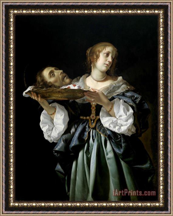 Carlo Dolci Salome Framed Painting