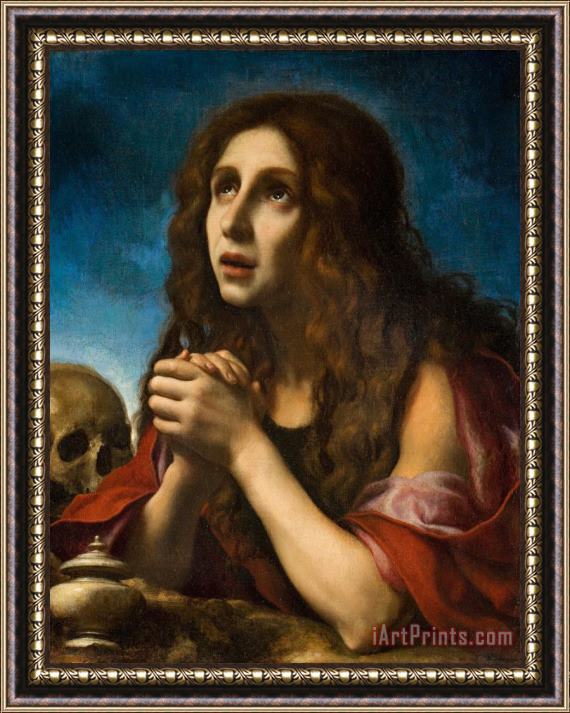 Carlo Dolci The Penitent Magdalen Framed Painting