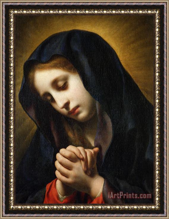 Carlo Dolci The Virgin Of The Annunciation Framed Painting