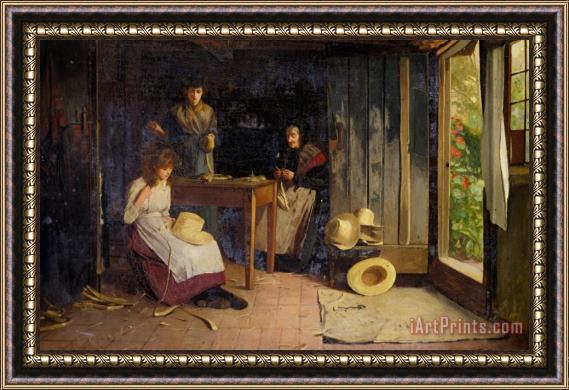 Carlton Alfred Smith The Hat Makers Framed Painting
