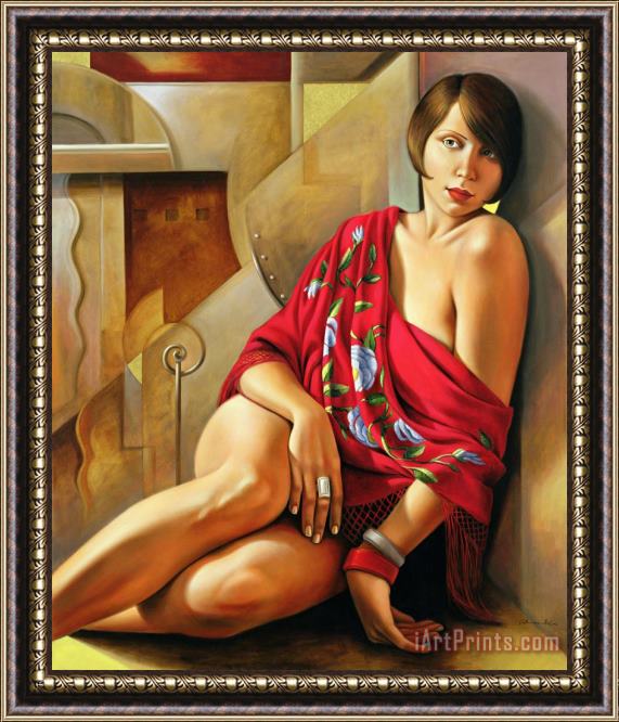 Catherine Abel Autumn Ruby Framed Painting