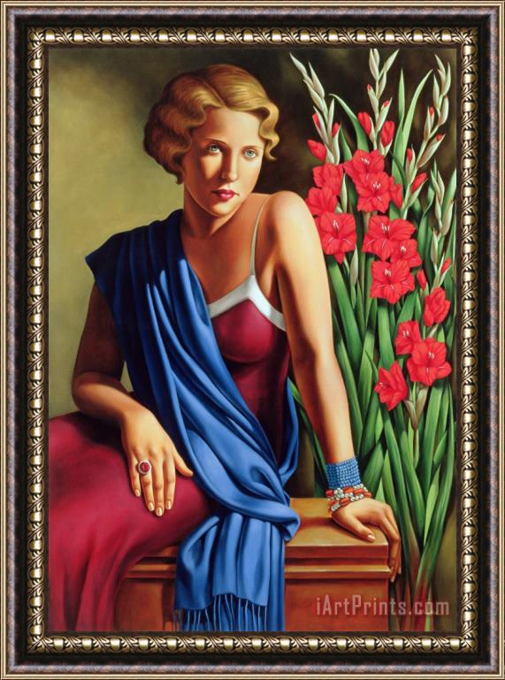 Catherine Abel Girl with the Scarab Ring Framed Print