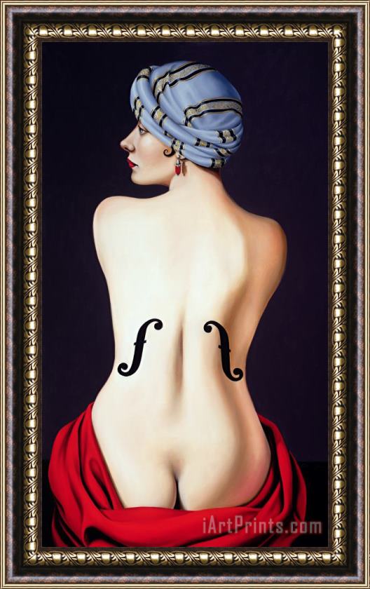 Catherine Abel Homage to Man Ray Framed Painting