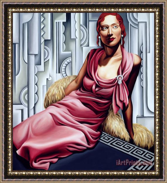 Catherine Abel La Vie en Rose Framed Painting