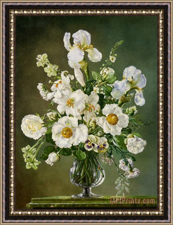 Cecil Kennedy French Bouquet Framed Painting