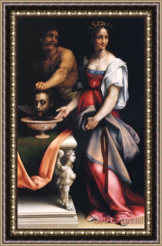Cesare Da Sesto Salome Framed Painting