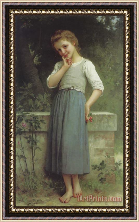 Charles Amable Lenoir The Cherry Picker Framed Painting