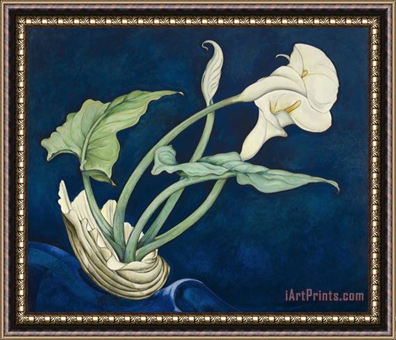 Charles Demuth Calla Lilies (bert Savoy) Framed Print