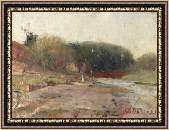 Charles Edward Conder On The River Yarra, Near Heidelberg, Victoria Framed Print