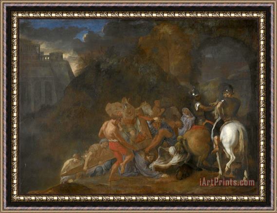 Charles Le Brun The Road to Calvary Framed Painting