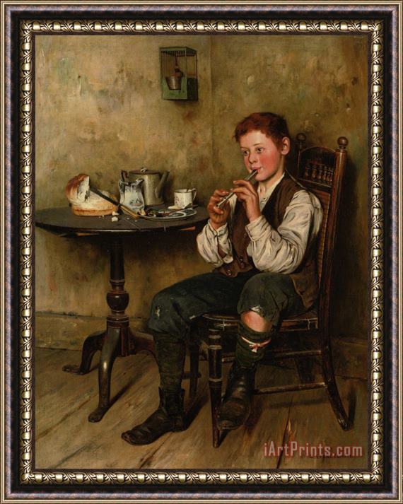 Charles Spencelayh The Penny Whistle Framed Painting