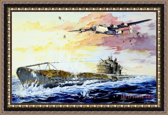 Charles Taylor Defending the Coast Framed Painting