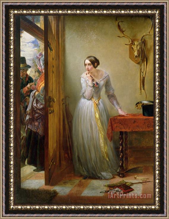 Charles West Cope Palpitation Framed Painting