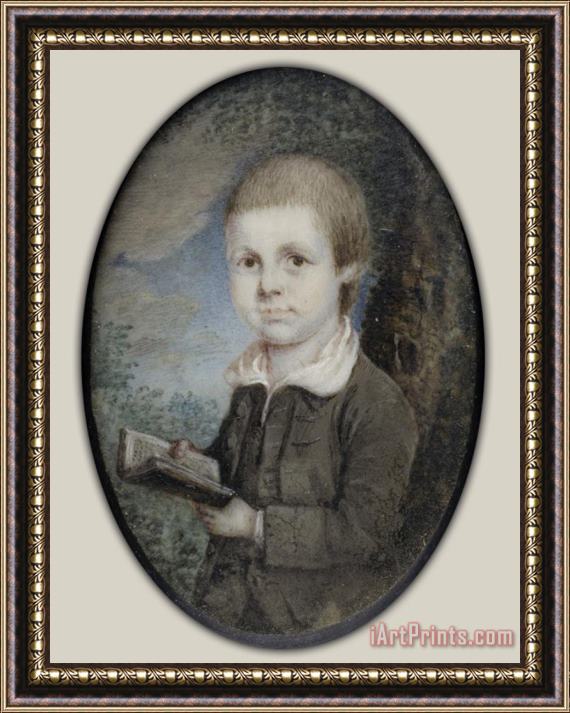 Charles Willson Peale Portrait of a Young Boy Framed Print