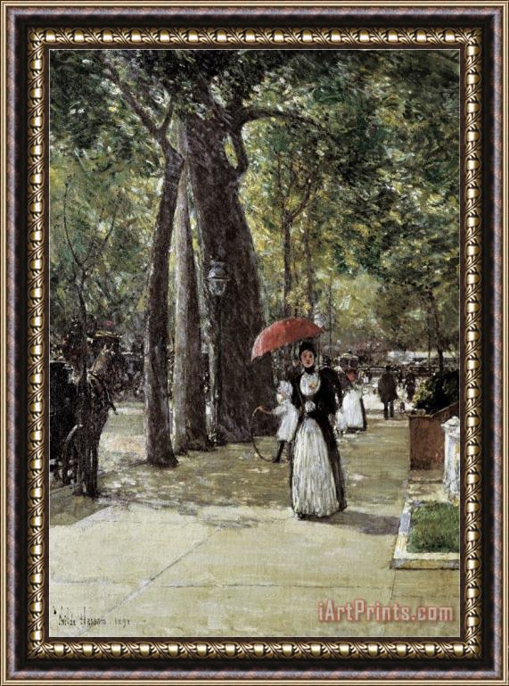 Childe Hassam Fifth Avenue at Washington Square New York Framed Print
