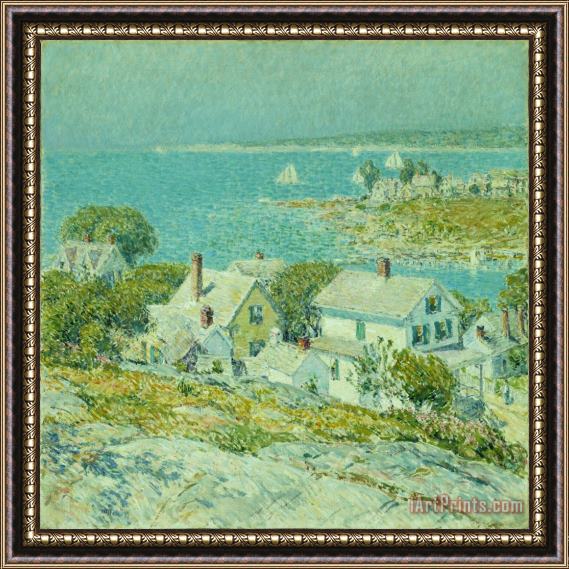 Childe Hassam New England Headlands Framed Print