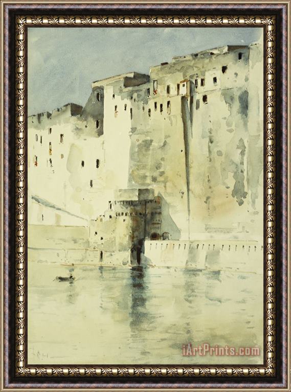 Childe Hassam Old Fortress Naples Framed Painting