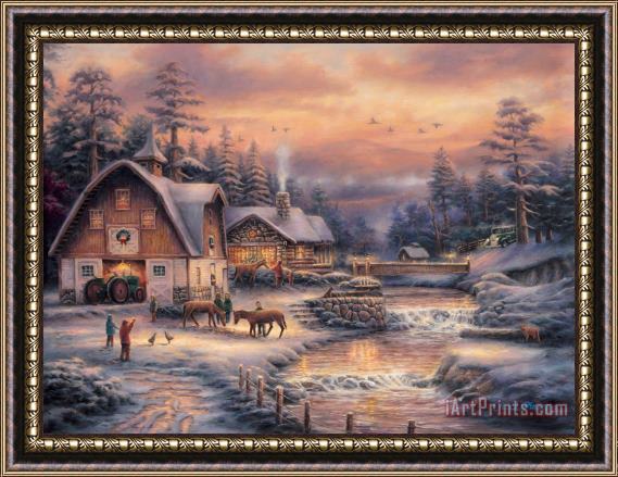 Chuck Pinson Country Holidays 2 Framed Painting
