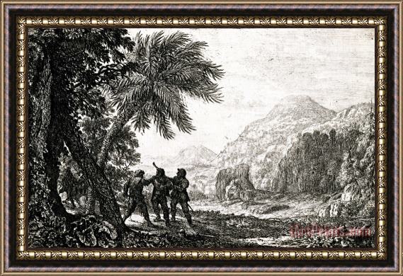 Claude Lorrain Landscape with Brigands Framed Painting