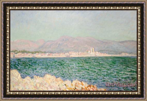 Claude Monet Gulf of Antibes Framed Painting
