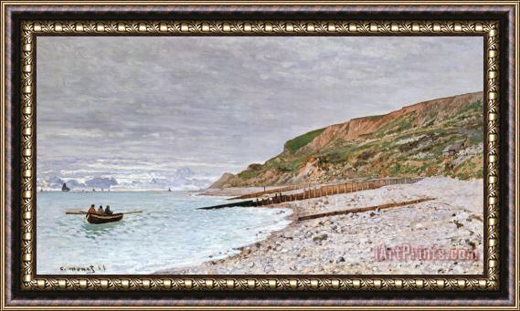 Claude Monet La Pointe de la Heve Framed Painting