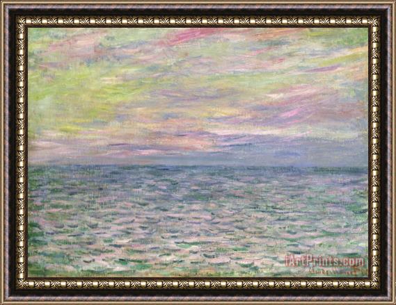 Claude Monet On The High Seas Framed Print