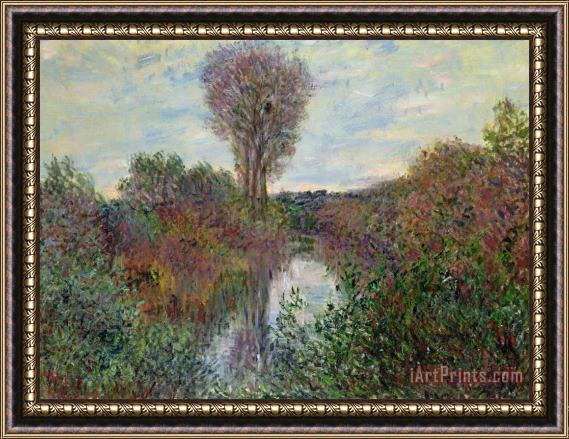 Claude Monet Small Branch of the Seine Framed Painting