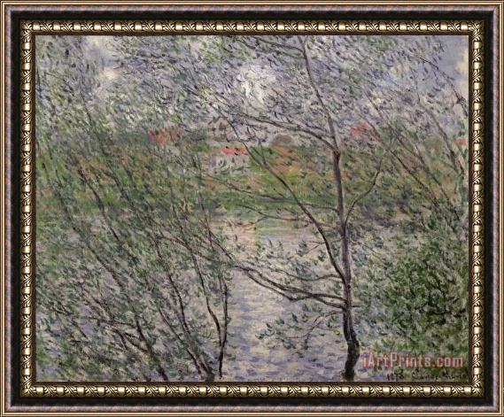 Claude Monet The Banks of the Seine Framed Print